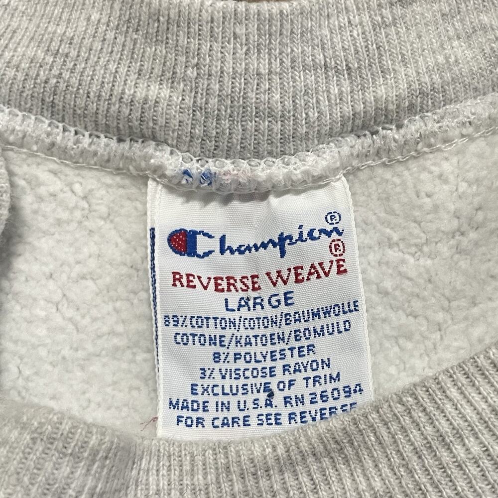 VTG Champion Reverse Weave Sweatshirt Mens Medium Gray UCSF San Francisco 90s - Picture 3 of 7